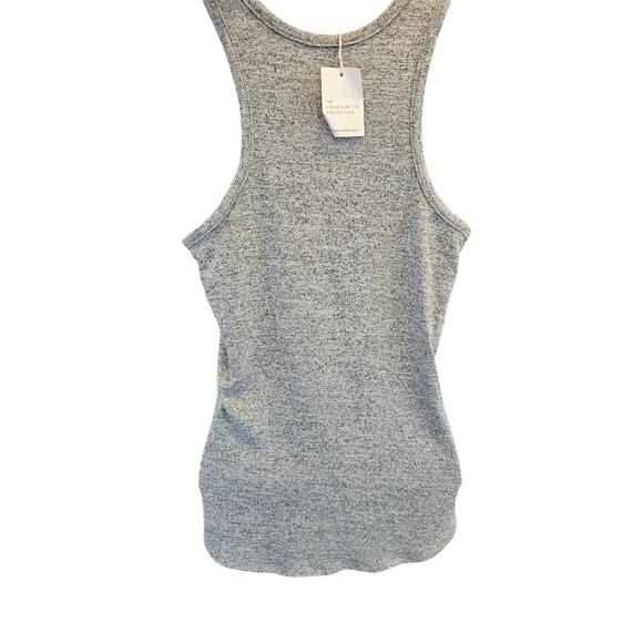 NWT banana republic XS heathered grey tank stretch soft layering top NEW career - Picture 2 of 7